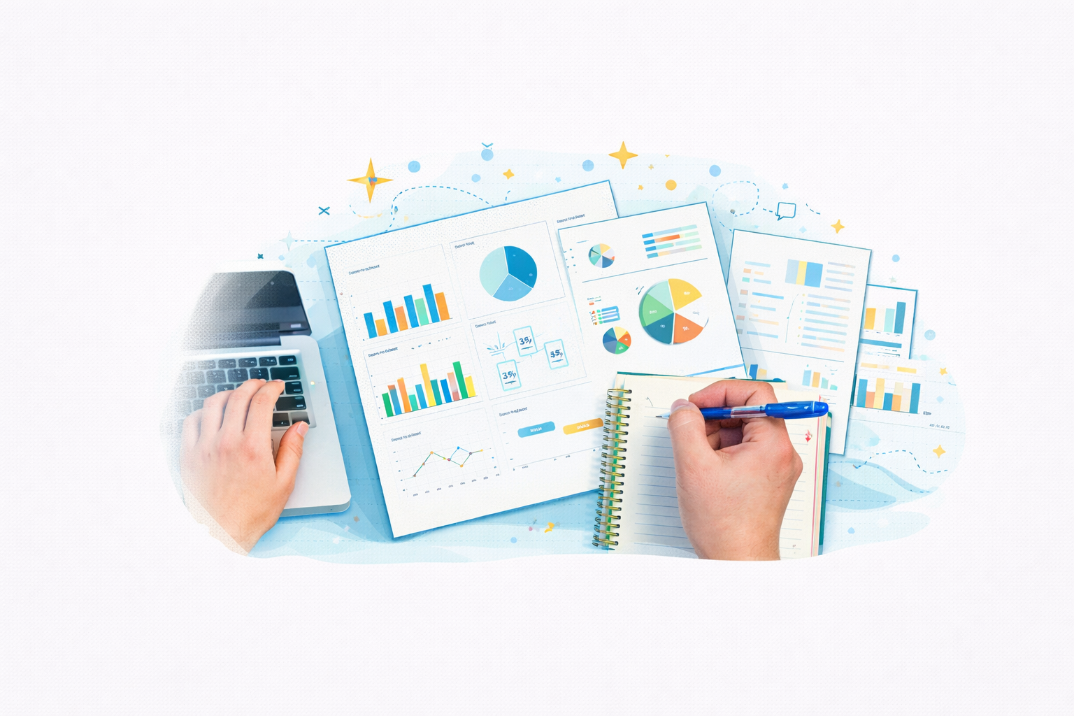 Illustration representing real user feedback and product reviews