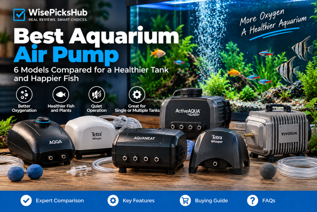 Best aquarium air pump comparison – 6 models compared