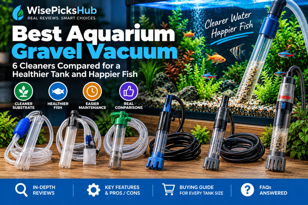 Best aquarium gravel vacuum cleaning gravel substrate in a planted fish tank – WisePicksHub comparison guide