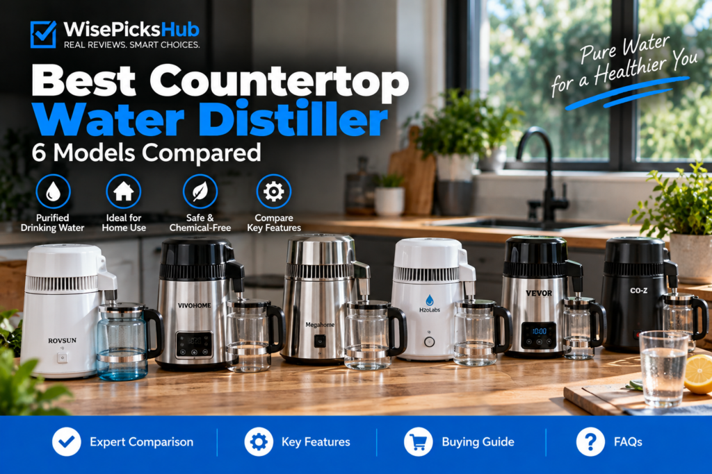 Best countertop water distiller comparison – 6 models for home use